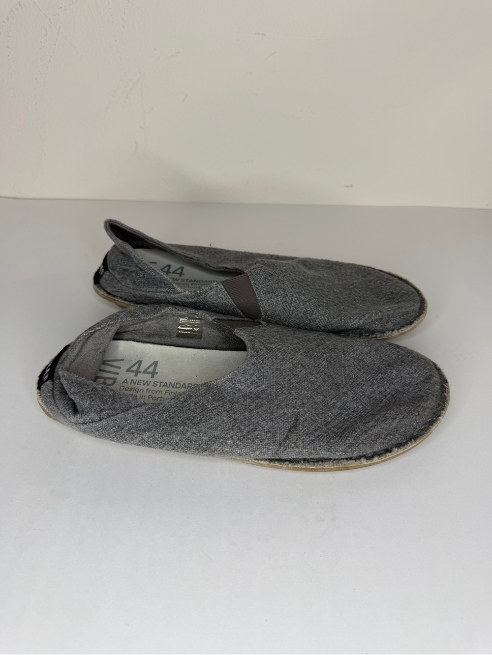 Viba shoes men’s size 44 US 11M gray canvas Comfor slip on Portugal